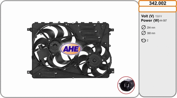 Fan, engine cooling (342.002)