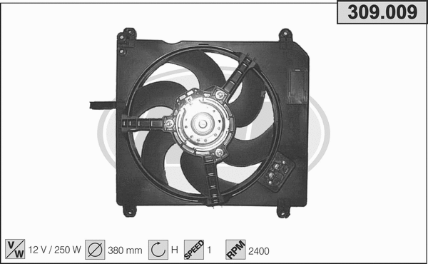 Fan, engine cooling (309.009)