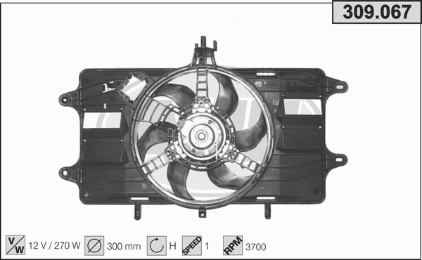 Fan, engine cooling (309.067)