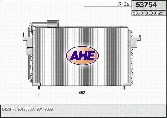 Condenser, air conditioning (53754)