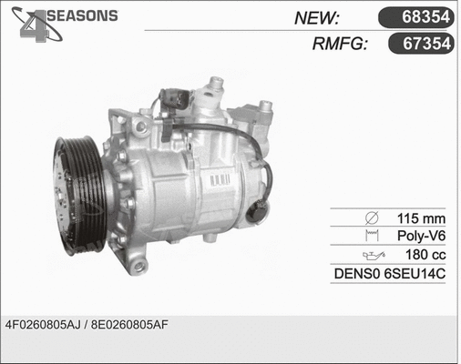 Compressor, air conditioning (67354)