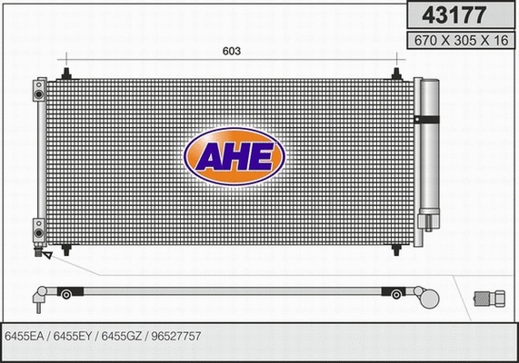 Condenser, air conditioning (43177)