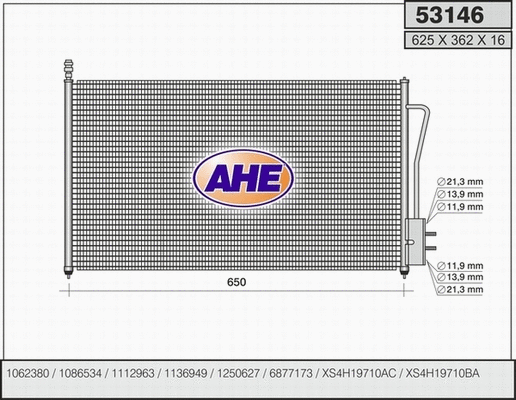 Condenser, air conditioning (53146)
