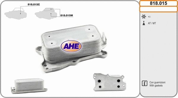 Oil Cooler, engine oil (818.015)