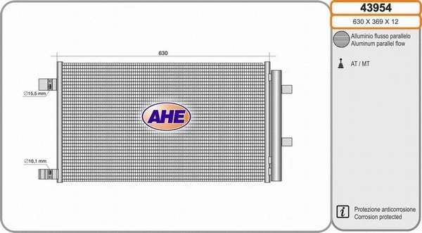 Condenser, air conditioning (43954)