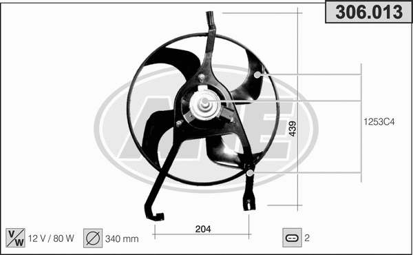 Fan, engine cooling (306.013)