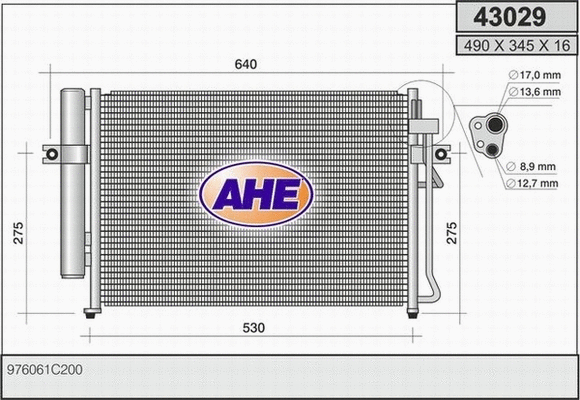 Condenser, air conditioning (43029)