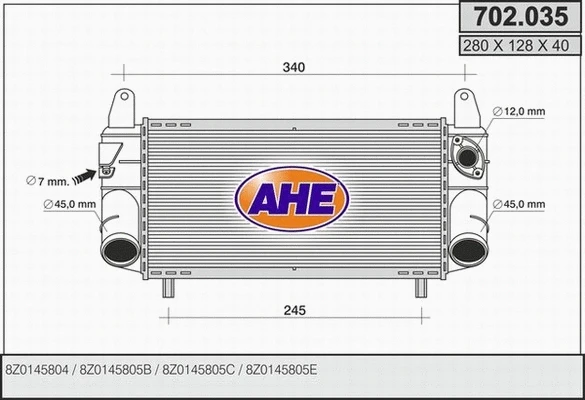 Charge Air Cooler (702.035)