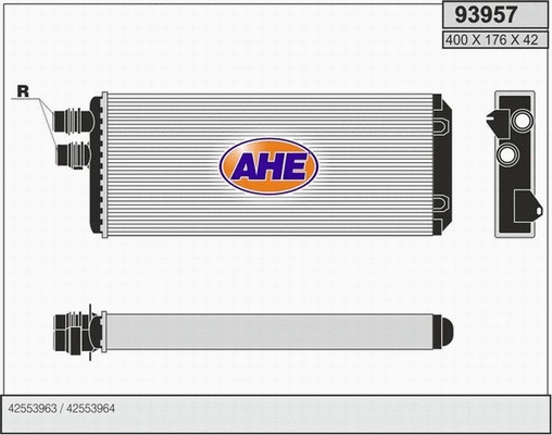 Heat Exchanger, interior heating (93957)