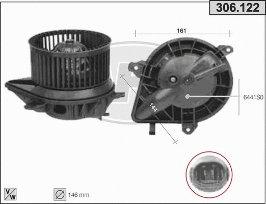 Interior Blower (306.122)