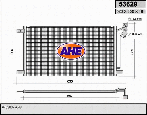 Condenser, air conditioning (53629)