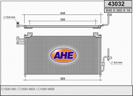 Condenser, air conditioning (43032)
