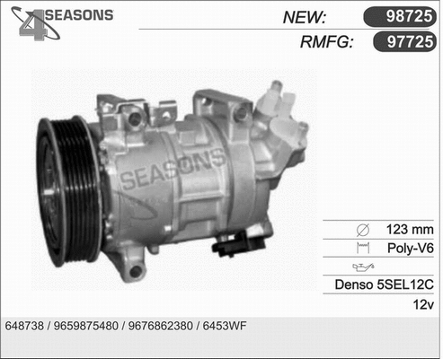 Compressor, air conditioning (97725)