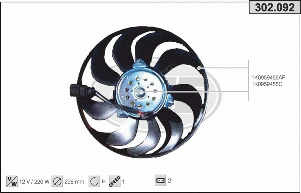 Fan, engine cooling (302.092)