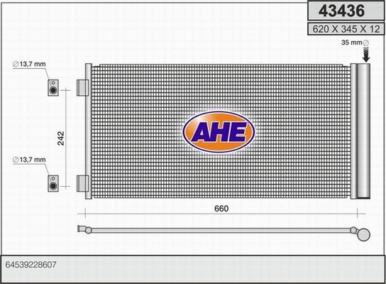 Condenser, air conditioning (43436)