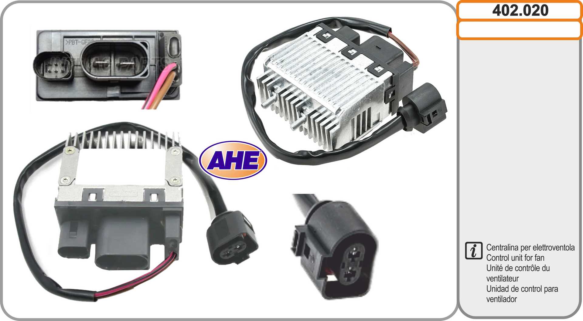 Control Unit, electric fan (engine cooling) (402.020)