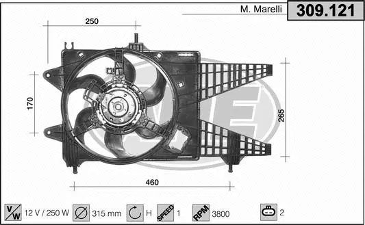 Fan, engine cooling (309.121)