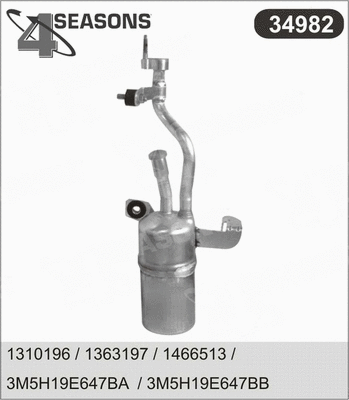Dryer, air conditioning (34982)