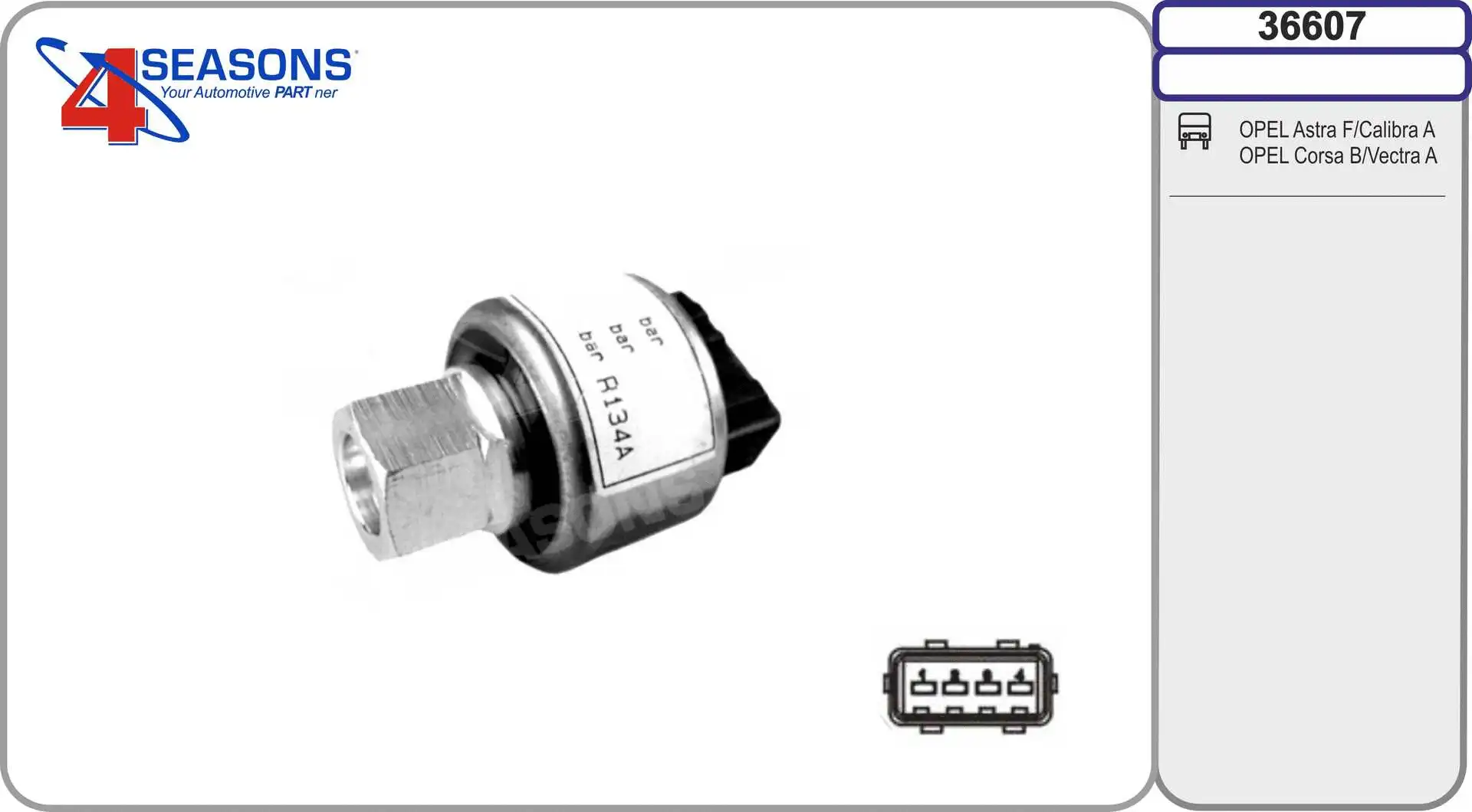 Pressure Switch, air conditioning (36607)