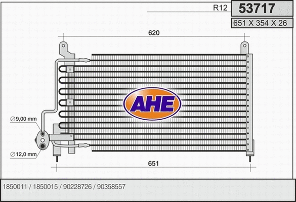 Condenser, air conditioning (53717)