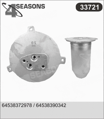 Dryer, air conditioning (33721)