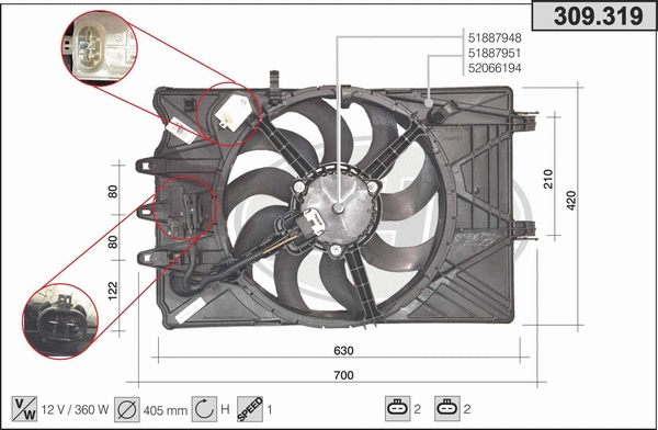 Fan, engine cooling (309.319)