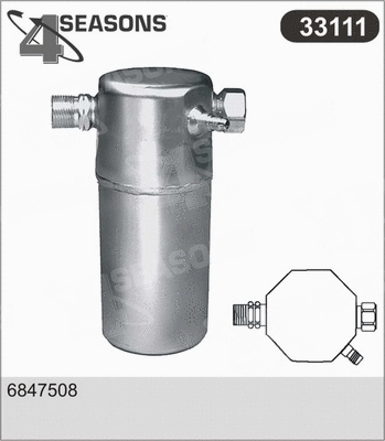 Dryer, air conditioning (33111)