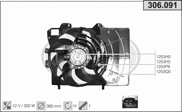 Fan, engine cooling (306.091)