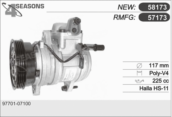 Compressor, air conditioning (57173)