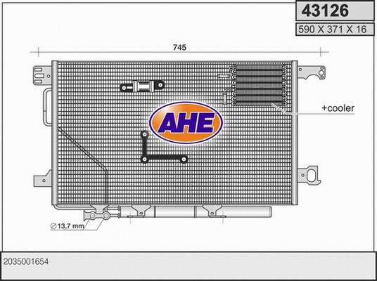 Condenser, air conditioning (43126)