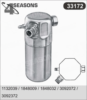 Dryer, air conditioning (33172)