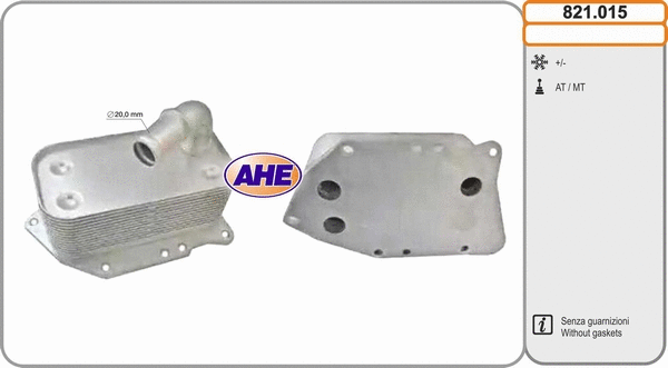 Oil Cooler, engine oil (821.015)