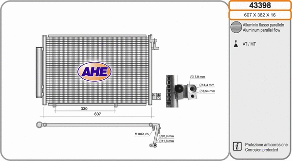 Condenser, air conditioning (43398)