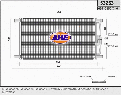 Condenser, air conditioning (53253)