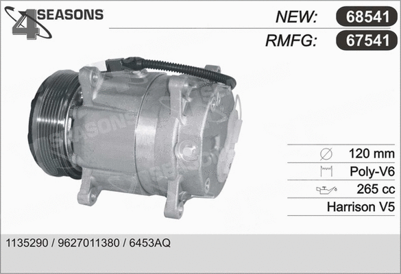 Compressor, air conditioning (67541)