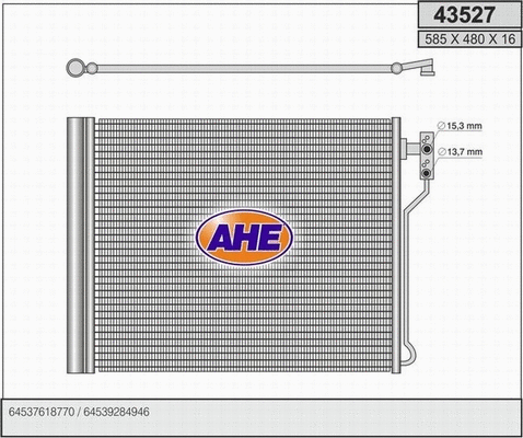 Condenser, air conditioning (43527)