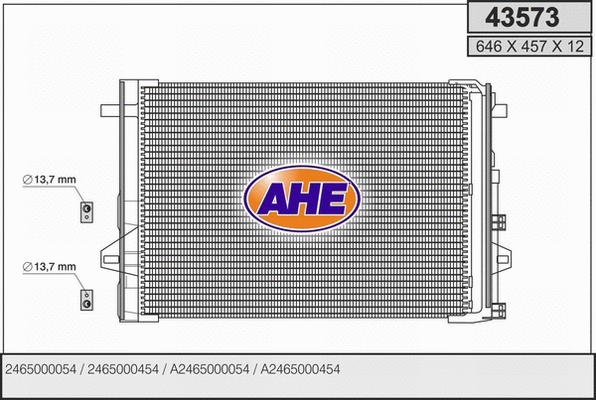 Condenser, air conditioning (43573)