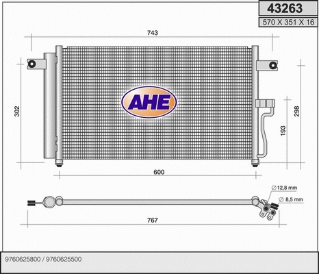 Condenser, air conditioning (43263)