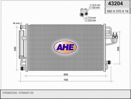 Condenser, air conditioning (43204)