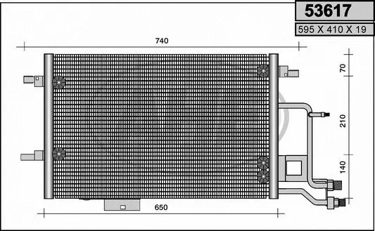 Condenser, air conditioning (53617)