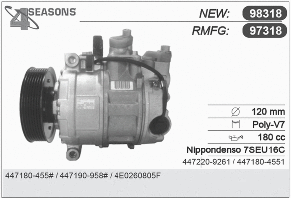 Compressor, air conditioning (97318)