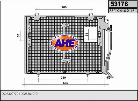 Condenser, air conditioning (53178)