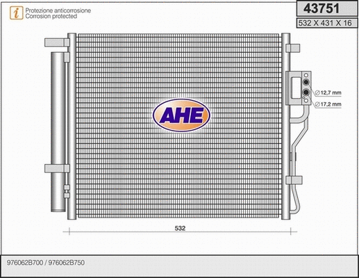 Condenser, air conditioning (43751)