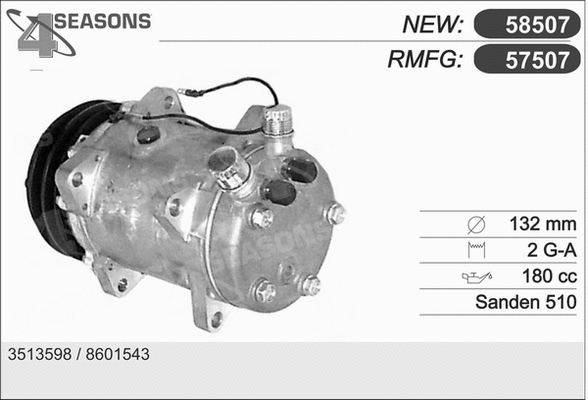 Compressor, air conditioning (57507)