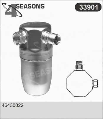 Dryer, air conditioning (33901)