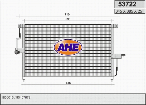 Condenser, air conditioning (53722)