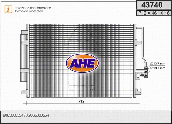 Condenser, air conditioning (43740)