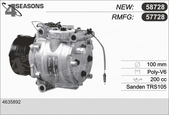 Compressor, air conditioning (57728)