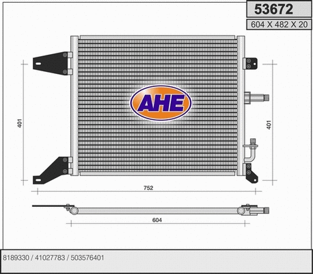Condenser, air conditioning (53672)