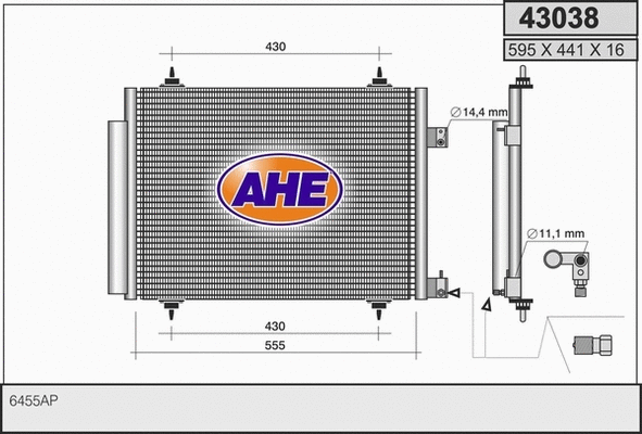 Condenser, air conditioning (43038)